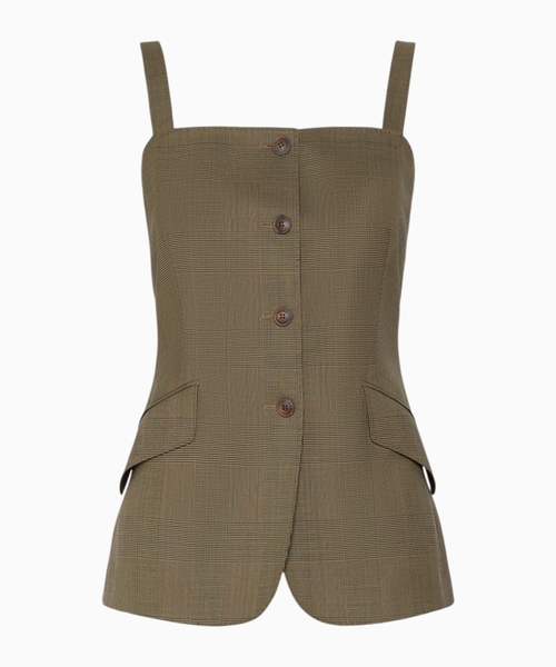 Chalk stripe vest | Emporium