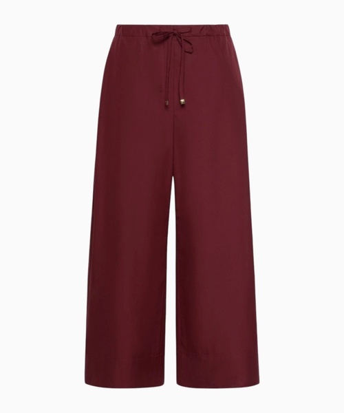 Cotton poplin trousers