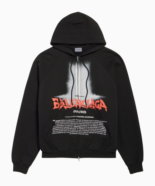 The Door oversized zip-up hoodie