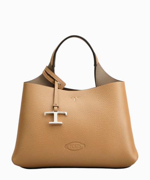 Micro bag in leather