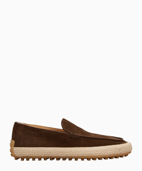 Loafers in suede