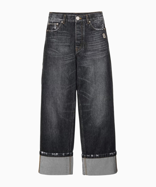 Bol biçimli denim şalvar
