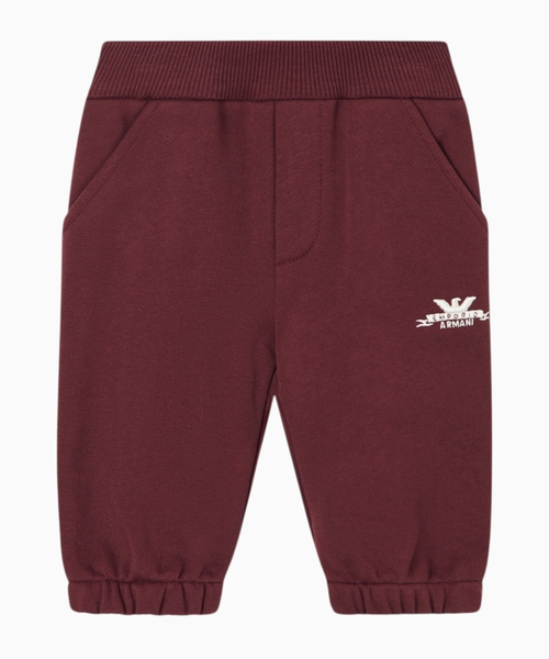 Cotton fleece sweatpants with side pockets