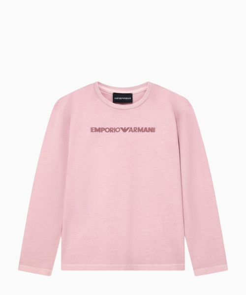 T-shirt in delavé heavy cotton jersey with regular fit