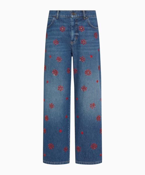 Beaded jeans