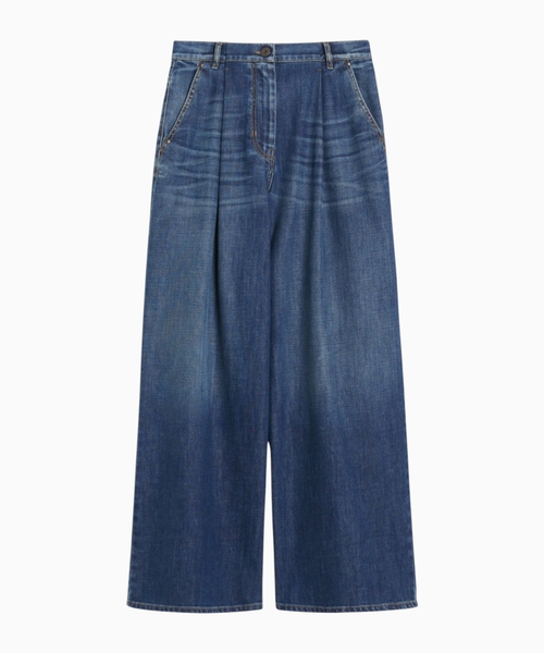 Ortles denim şalvar