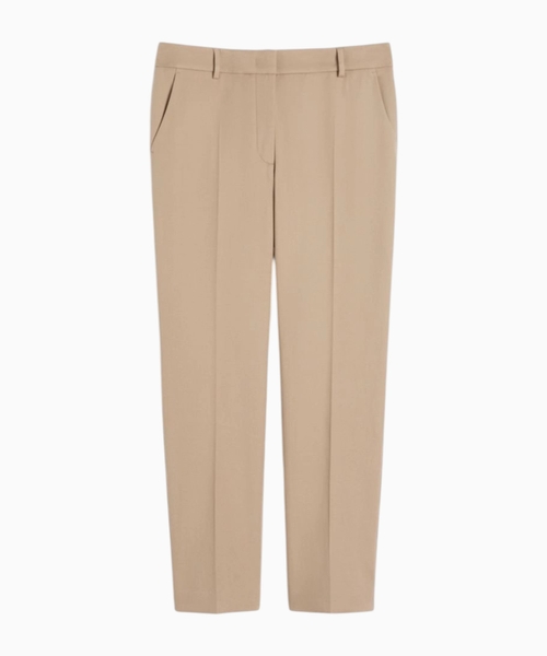 Stretch cotton trousers