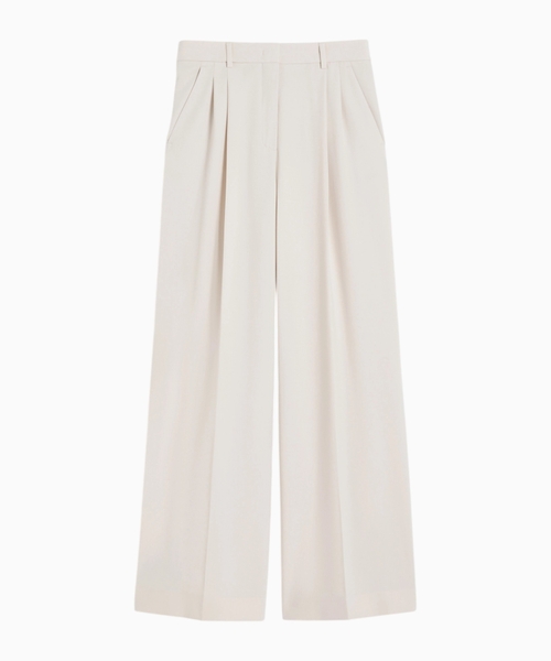 Wool-blend trousers