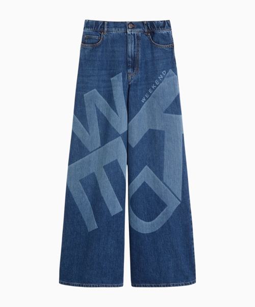 Pambıq denim şalvar