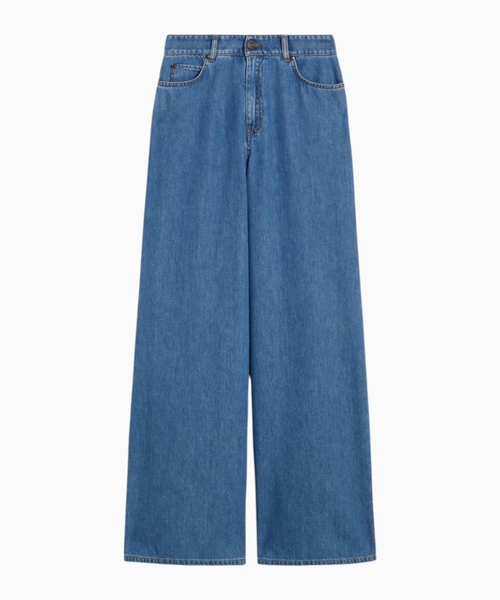 Pambıq denim şalvar