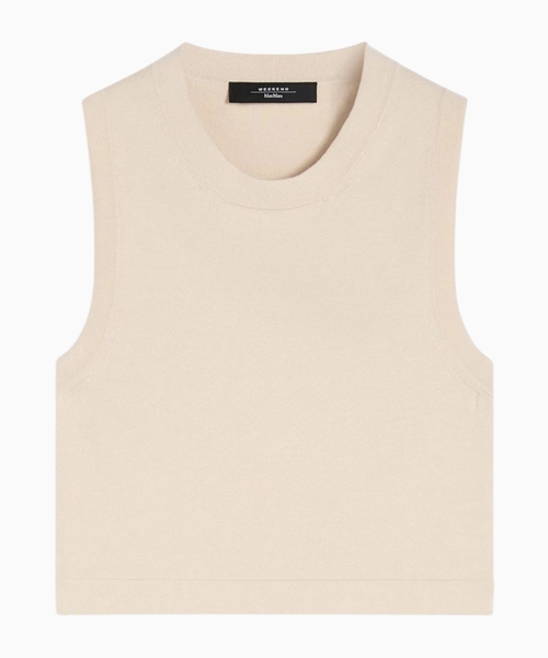 Crop top in viscose