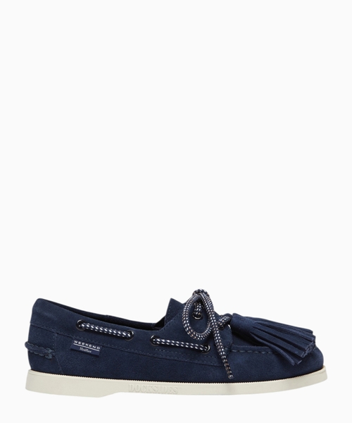 Leather boat moccasins