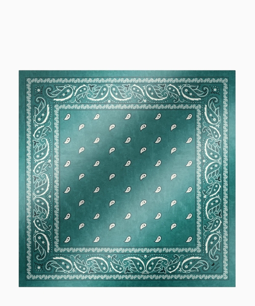 Bandana printli ipək yaylıq