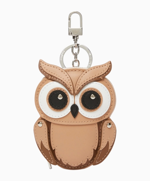 Leather coin purse-keychain