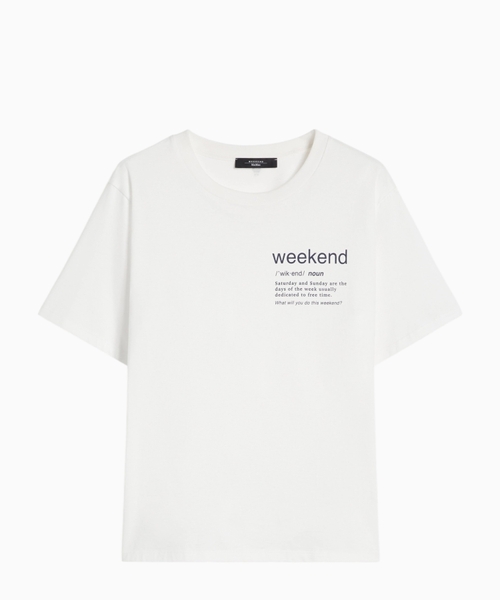 Qrafik printli pambıq  T-shirt