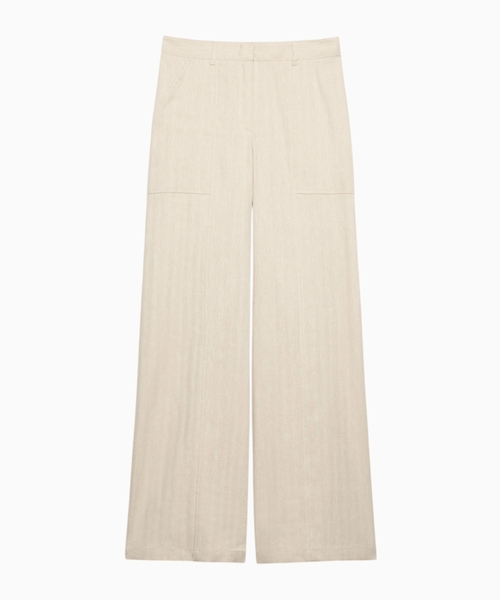 Linen and cotton trousers