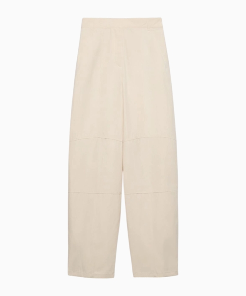 Oversized barrel-leg trousers