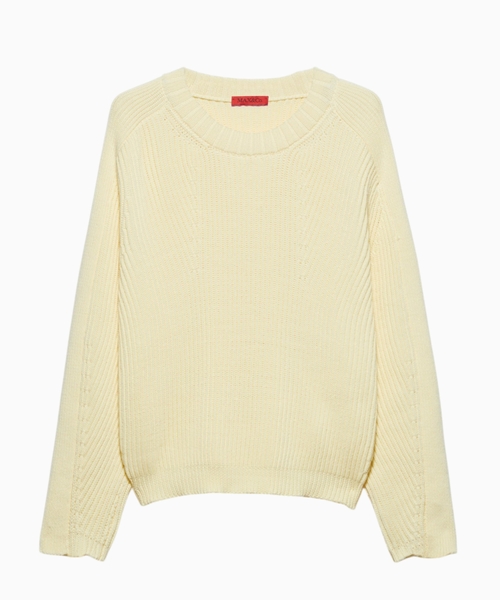 Rib-knit jumper