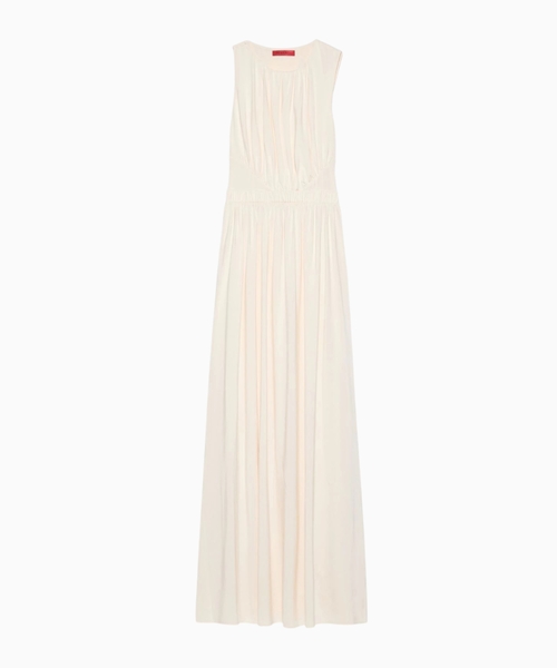 Crepe-jersey maxi dress