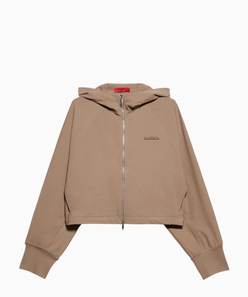 Oversized cropped hoodie