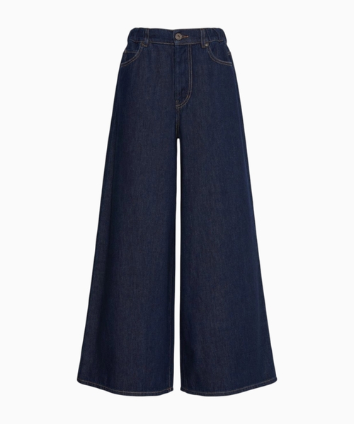 Pambıq denim şalvar