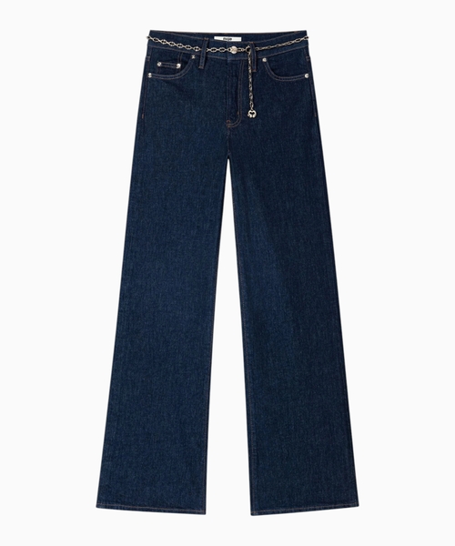 Bol biçimli denim şalvar