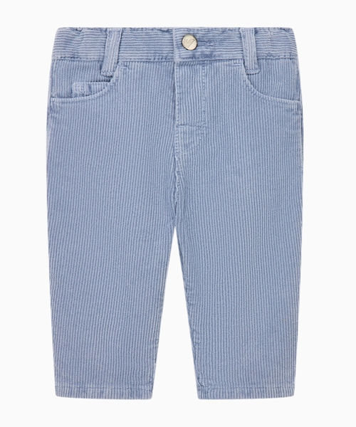 Cotton pants with a logo