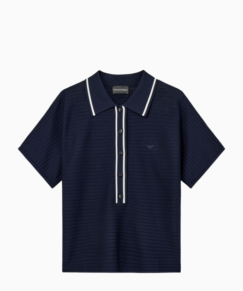 Teksturlu viskoza polo