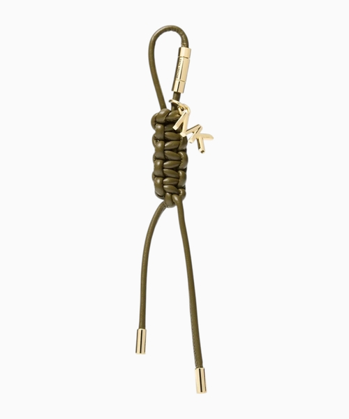 Braided cord bag charm