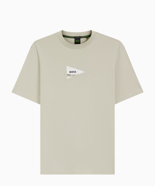 Regular-fit photoprint stretch-cotton T-shirt