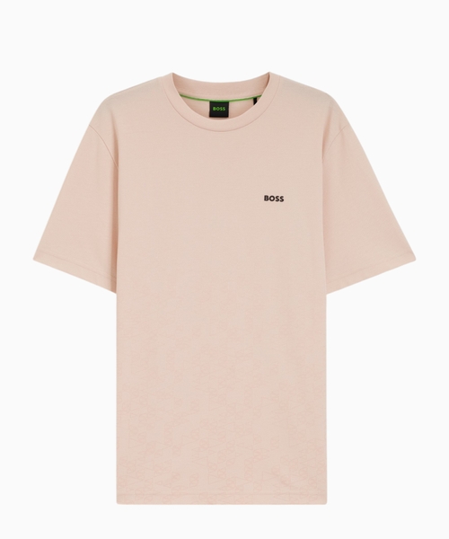 Printli pambıq pike T-shirt