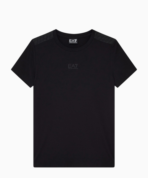 Slim fit logo T-shirt in cotton jersey