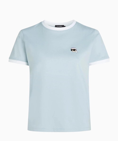 Kontrast haşiyəli Ikon T-shirt
