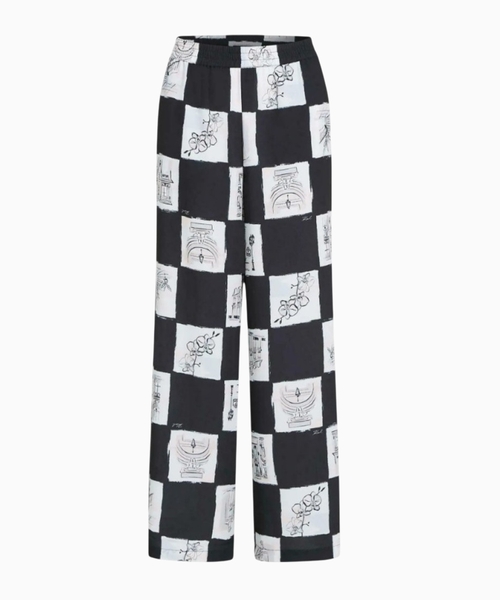 Printed trousers
