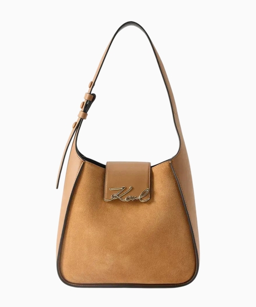 Zamşa K/Signature hobo çanta