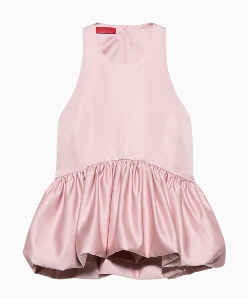 Peplum sətin top