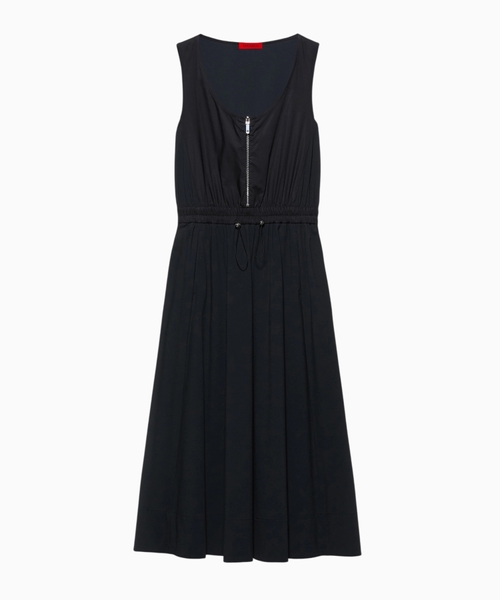 Technical-jersey midi dress