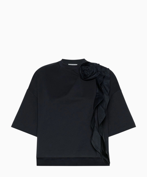 Volanlı cersi T-shirt