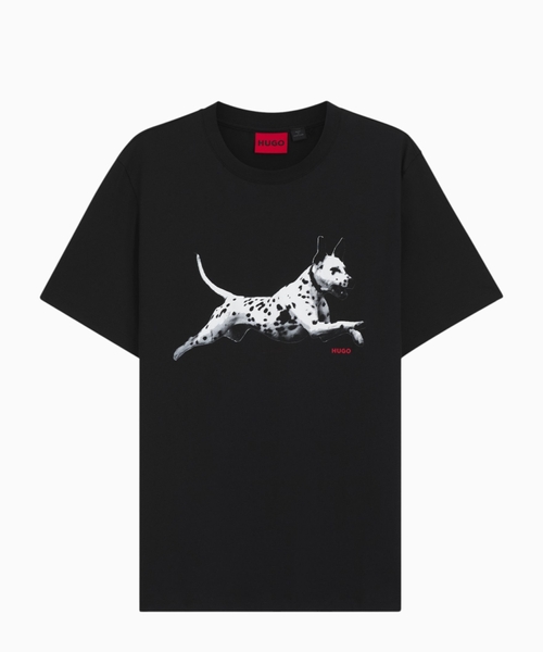 Cotton-jersey T-shirt with animal artwork
