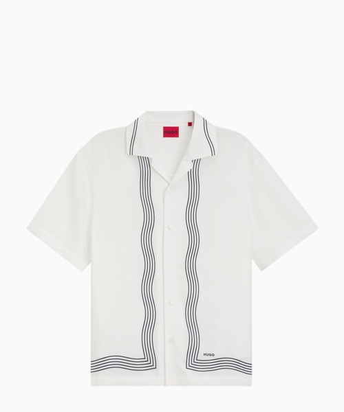 Oversized-fit printed shirt