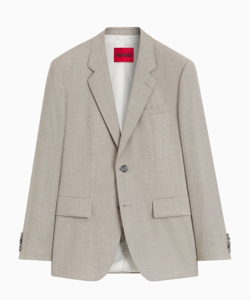 Jacket in stretch twill
