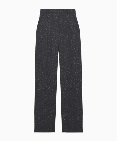 Pinstripe tailored trousers