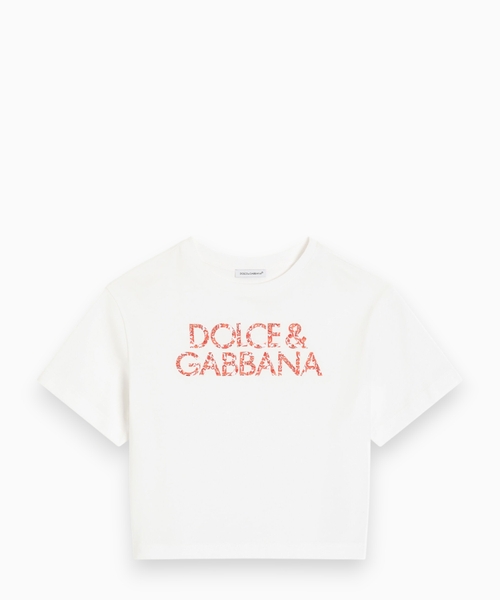 Majolica-print jersey T-shirt