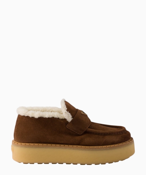Suede loafers