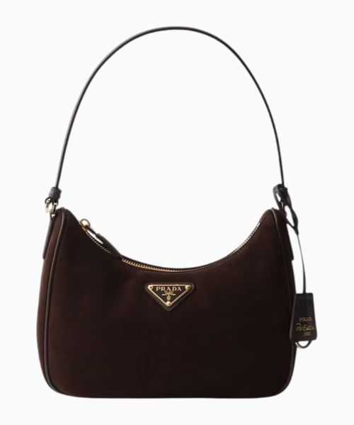 Re-Edition 2005 suede mini-bag