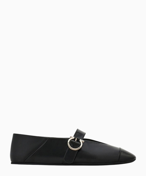Gancini buckle ballet flat
