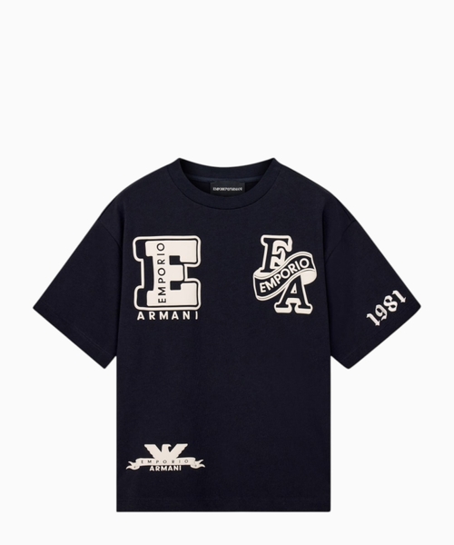 Jersey cotton T-shirt with graphic print
