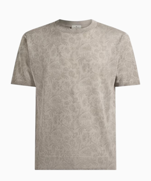 Wool and silk T-shirt