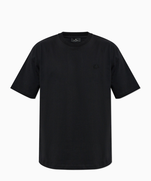 T-shirt with embroidered logo