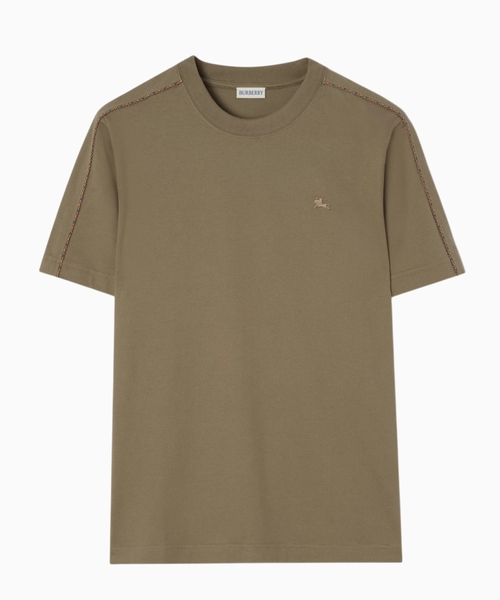 Dama haşiyəli pambıq T-shirt